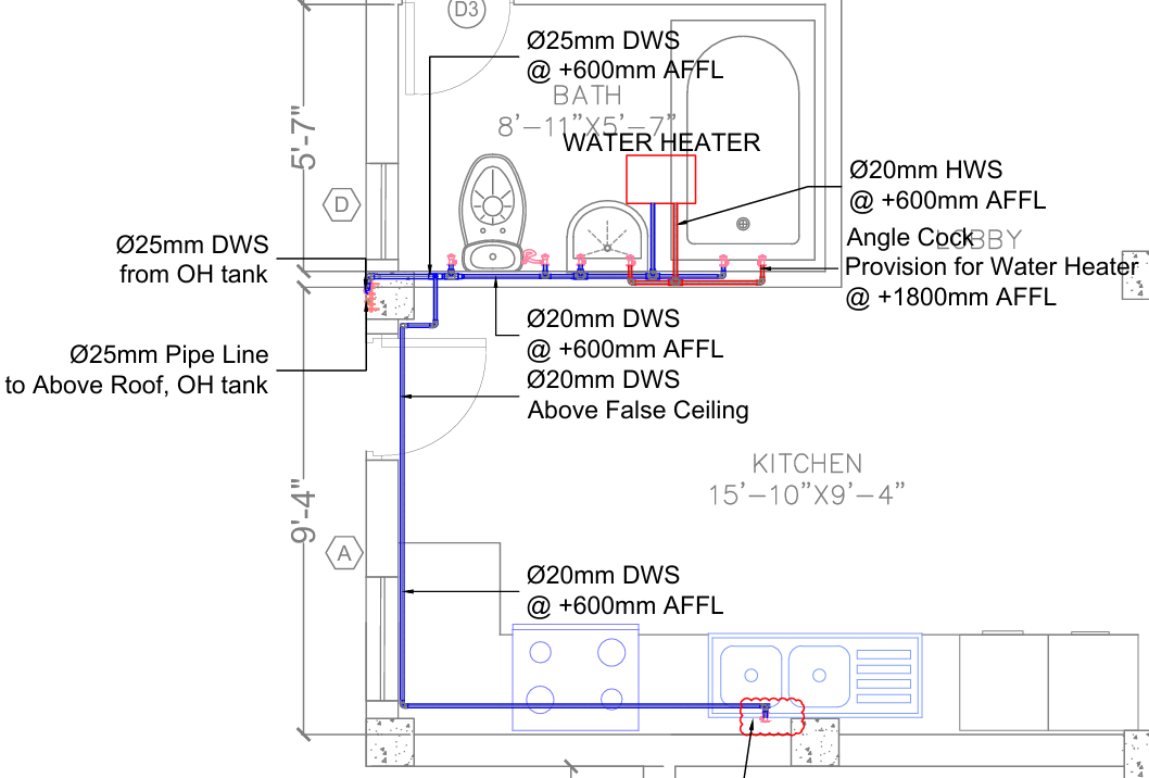 plumbing design Sample Report